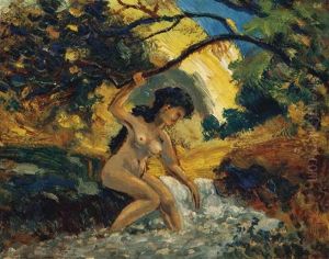 Nude In A Stream