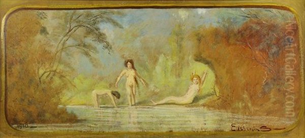 Three Bathers - view 1