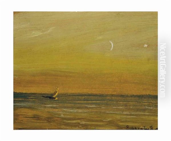 Sailboat And Moon - view 1