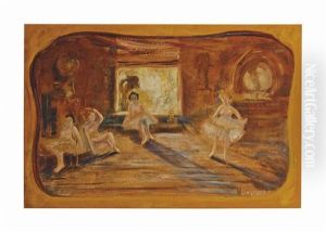 Ballet Girls by Louis Michel Eilshemius