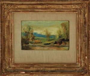 Blue Landscape With Bathers; Keen Valley (2 Works)