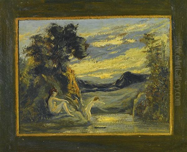 Two Women Bathing - view 1