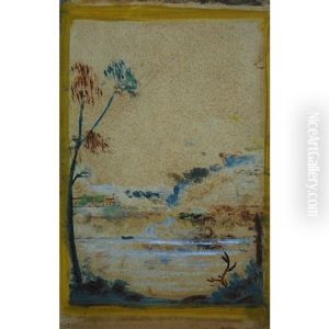 River Landscape (+ Another, Lrgr; 2 Works) by Louis Michel Eilshemius