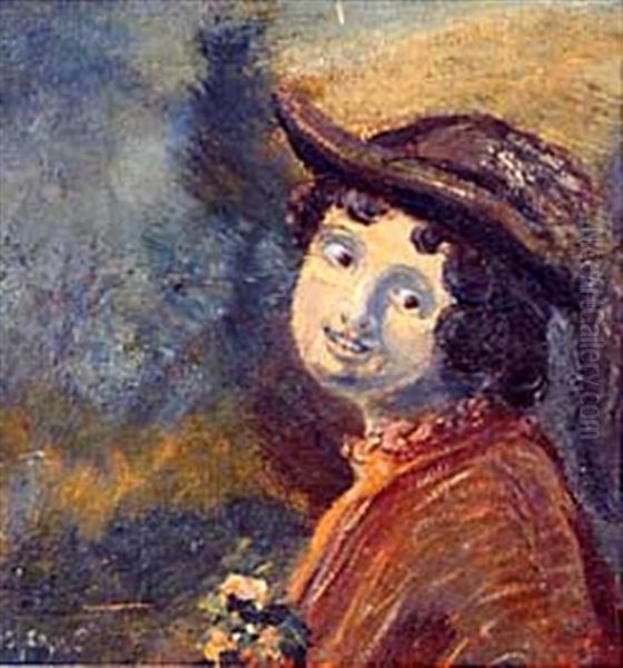Natalie, Portrait Of A Young Woman With Hat - view 1