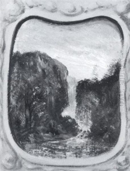 The Waterfall, Sunset - view 1