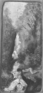 Female Nude In A Landscape thumbnail