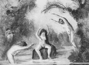Three Water Nymphs by Louis Michel Eilshemius