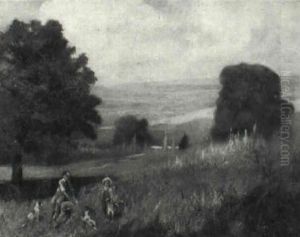 Father And Son In The Country by Louis Michel Eilshemius
