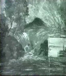 Waterfall With Figure Waterfall With Figure