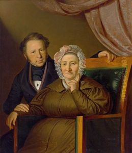 Doppelportrait: Mutter Mit Ihrem Sohn Doppelportrait: Mutter Mit Ihrem Sohn
