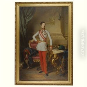Emperor Franz Joseph I, Emperor Of Austria, King Of Bohemia, King Of Croatia And Apostolic King Of Hungary by Anton Einsle