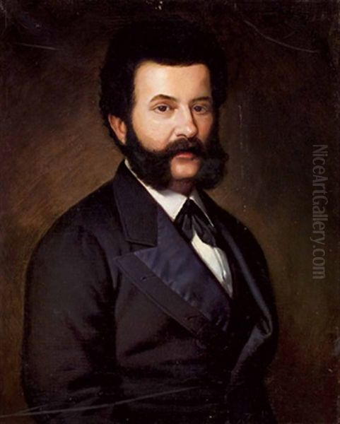 Portrait Johann (jean) Straus - Sohn - view 1