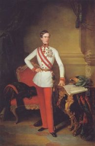 Kaiser Franz Joseph I. Von Osterreich by Anton Einsle