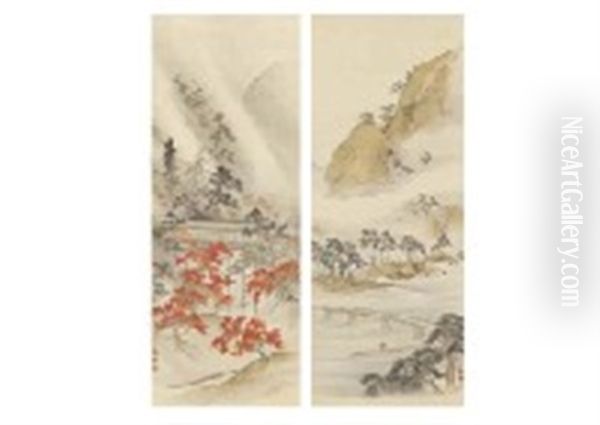 Spring And Autumn In Arashiyama (2 Works) - view 1