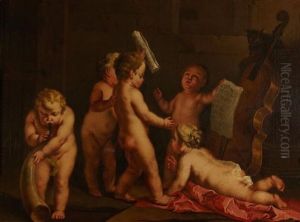 Allegorie De La Peinture Et Allegorie De La Musique (2 Works) by Eisen, Charles Joseph Dominique