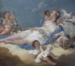 Ruhende Venus Mit Amoretten