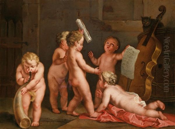 Eine Allegorie Der Musik (+ Eine Allegorie Der Malerei; Pair) - view 1
