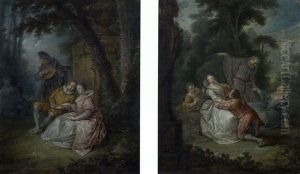 Scene Galante Dans Un Parc (+ Similar; Pair)
