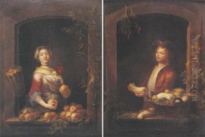 Une Marchande De Fruits by Francois Eisen