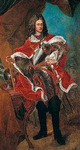 Portrait Of Francois-hugues-emmanuel Ignace, Prince Of Nassau-siegen by Francois Eisen