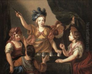 Children Watching A Magician's Trick