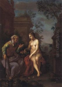 Vertumnus Und Pomona by Nikolaus Friedrich Eisenberger