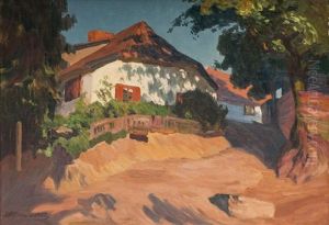 Altes Bauernhaus Bei Heilsberg by Wilhelm Eisenblaetter