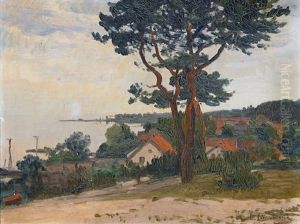 View Of Nidden On The Curonian Spit by Wilhelm Eisenblaetter