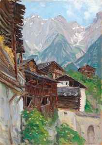 Grins In Tyrol With The Passeierspitze by Felix Eisengraeber