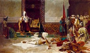 Oriental Scene by Ferencz Franz Eisenhut