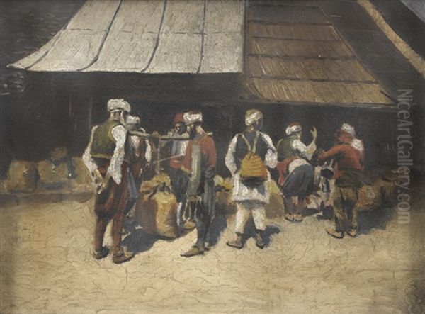 Ungarische Marktszene - view 1