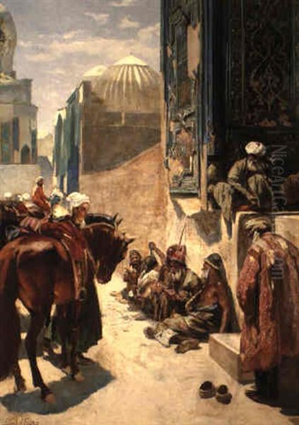 Gathering At A Mosque - view 1