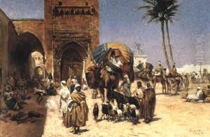 An Arab Scene by Ferencz Franz Eisenhut