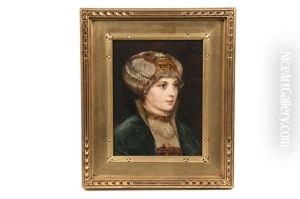Portrait Of Woman In Ethnic Costume by Richard Eisermann