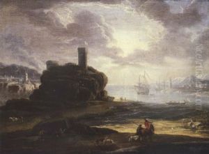 Personnages Au Bord D'un Rivage Personnages Au Bord D'un Rivage
