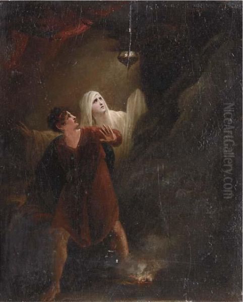 Tobit Drawing Away The Evil Spirit - view 1