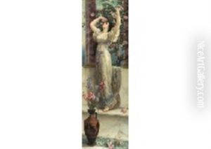 Flowers And Girl