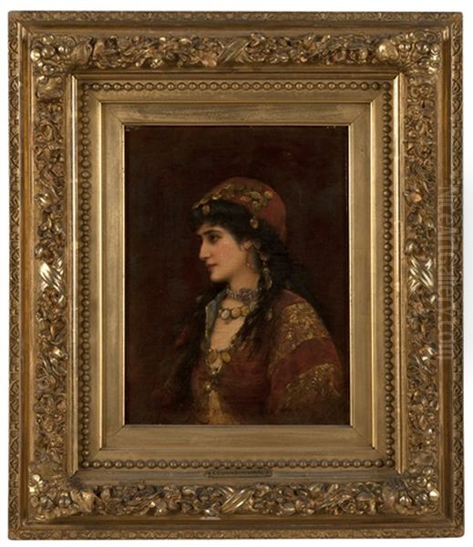 Portrait Of A Gypsy Woman - view 1