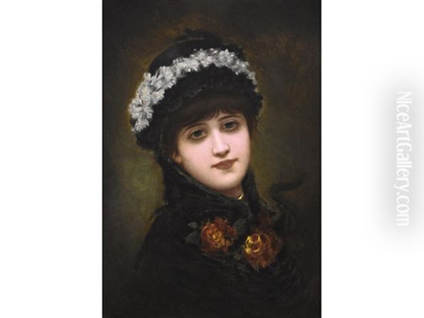 A Portrait Of A Girl In A Hat - view 1