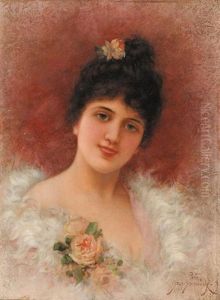 Femme Aux Roses
