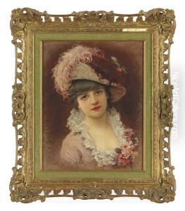 A Parisian Beauty by Emile Eisman-Semenowsky