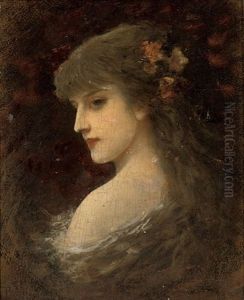 The Flower Girl by Emile Eisman-Semenowsky