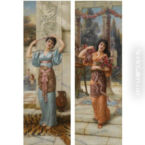After The Bath (+ Preparing For The Fete; 2 Works) - view 1
