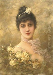 Elegante Aux Roses Jaunes