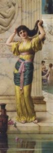 A Roman Beauty In The Baths by Emile Eisman-Semenowsky