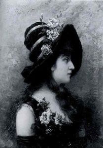The Flower Girl by Emile Eisman-Semenowsky