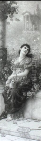 The Fruit Seller And The Butterfly Gatherer - view 1