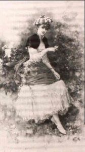 Fillette Au Papillon by Emile Eisman-Semenowsky