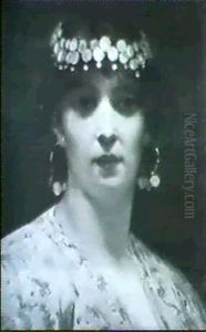 An Eastern Beauty by Emile Eisman-Semenowsky