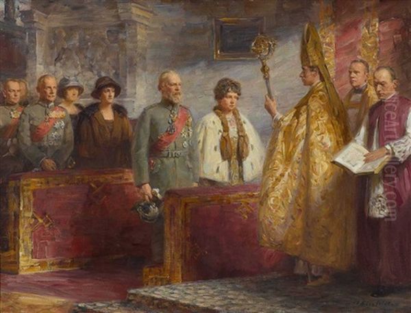Feier Der Goldenen Hochzeit Von Prinz Leopold Und Prinzessin Gisela Von Bayern Im Jahre 1923 - view 1